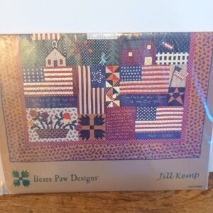 Jill Kemp 2016  Bears Paw Designs Old Glory Quilt Pattern